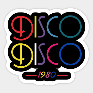 DISCO DISCO 1980 Sticker